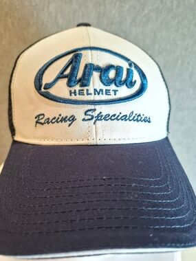 Arai  Racing Specialties Two-Tone Baseball Cap - White & Navy